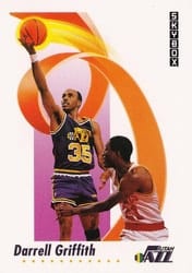 1991-92 SkyBox Base Set Darrell Griffith #281 card