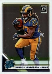 2019 Donruss Optic Base Set Darrell Henderson #160 card