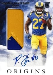 2019 Panini Origins Base Set Darrell Henderson #110 card
