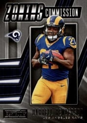 2019 Panini Playbook Zoning Commission Darrell Henderson #3 card