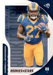 2019 Panini Rookies & Stars Rookie Rush Darrell Henderson #RR-DH card