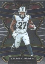 2019 Panini Select Base Set Darrell Henderson #60 card