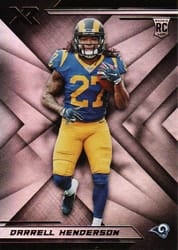 2019 Panini XR Base Set Darrell Henderson #125 card
