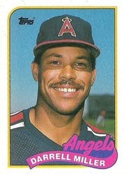 1989 Topps Base Set Darrell Miller #68 card