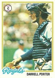 1978 Topps Base Set Darrell Porter #19 card