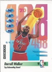 1991-92 SkyBox Base Set Darrell Walker #304 card