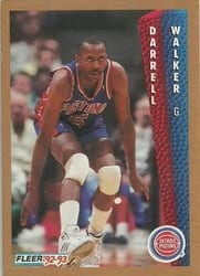 1992-93 Fleer Base Set Darrell Walker #70 card