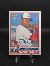 2025 Topps Heritage Real One Autographs Darren Baker #ROA-DB card