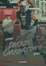 2018 Panini Luminance Base Set Darren Carrington II #127 card