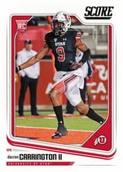 2018 Score Base Set Darren Carrington II #428 card