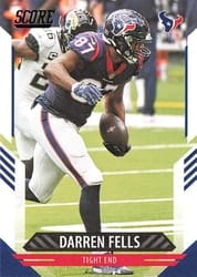 2021 Score Base Set Darren Fells #286 card