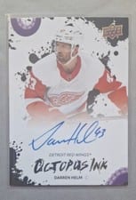 2025-26 Upper Deck Detroit Red Wings Centennial Octopus Ink Darren Helm #OI-DH card