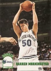 1993-94 Hoops Base Set Darren Morningstar #324 card