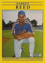 1991 Fleer Base Set Darren Reed #159 card