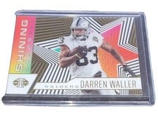 2021 Panini Illusions Shining Stars Signatures Darren Waller #SS-3 card