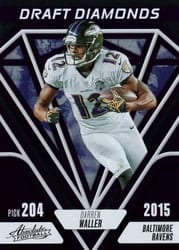 2023 Panini Absolute Draft Diamonds Darren Waller #DD-10 card