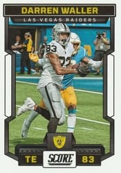 2023 Score Base Set Darren Waller #135 card