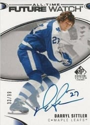 2020-21 SP Signature Edition Legends Base Set Darryl Sittler #427 card