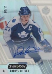 2020-21 Upper Deck Synergy Base Set Darryl Sittler #63 card
