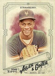 2018 Topps Allen & Ginter Base Set Darryl Strawberry #338 card