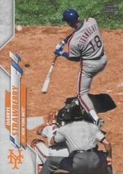 2020 Topps Base Set Darryl Strawberry #660b card