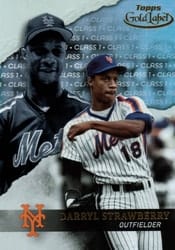 2020 Topps Gold Label Base Set Darryl Strawberry #59 card