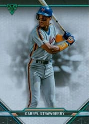 2021 Topps Triple Threads Base Set Darryl Strawberry #71 card