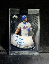 2022 Topps Chrome Black Autographs Darryl Strawberry #CBA-DST card