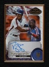 2022 Topps Gold Label Framed Autographs Darryl Strawberry #FA-DST card