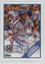 2023 Topps Update 1988 Topps Baseball Autographs Darryl Strawberry #88BA-DST card