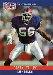 1990 Pro Set Base Set Darryl Talley #47 card