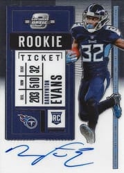 2020 Panini Contenders Optic Base Set Darrynton Evans #133 card