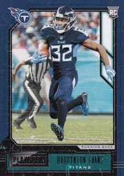 2020 Panini Playbook Base Set Darrynton Evans #134 card