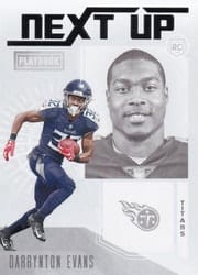 2020 Panini Playbook Next Up Darrynton Evans #NU-34 card