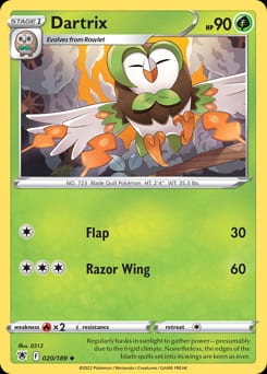 Astral Radiance Dartrix #20 card