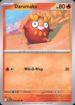 Black Bolt Darumaka #13 card