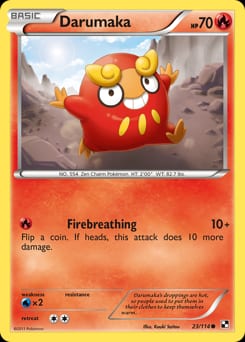Black & White Darumaka #23 card