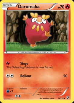 Black & White Darumaka #24 card
