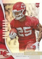 2019 Panini Absolute Base Set Darwin Thompson #165 card
