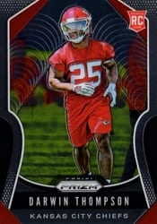 2019 Panini Prizm Base Set Darwin Thompson #400 card