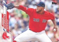 2020 Topps Base Set Darwinzon Hernandez #430 card