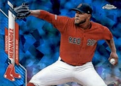 2020 Topps Chrome Sapphire Edition Base Set Darwinzon Hernandez #430 card