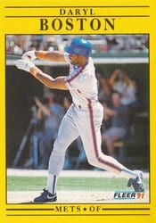 1991 Fleer Base Set Daryl Boston #140 card