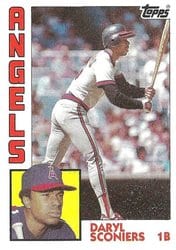 1984 Topps Base Set Daryl Sconiers #27 card