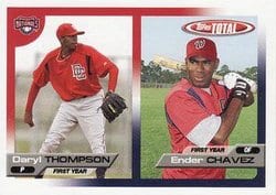 2005 Topps Total Base Set Daryl Thompson / Ender Chavez #722 card