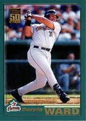 2001 Topps Base Set Daryle Ward #6 card