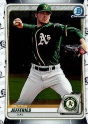 2020 Bowman Chrome Prospects Daulton Jefferies #BCP-153 card