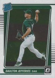 2021 Donruss Optic Base Set Daulton Jefferies #69 card