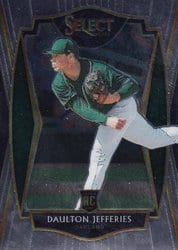 2021 Panini Select Base Set Daulton Jefferies #105 card