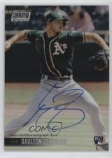2021 Stadium Club Chrome Autographs Daulton Jefferies #SCCAV-DJ card